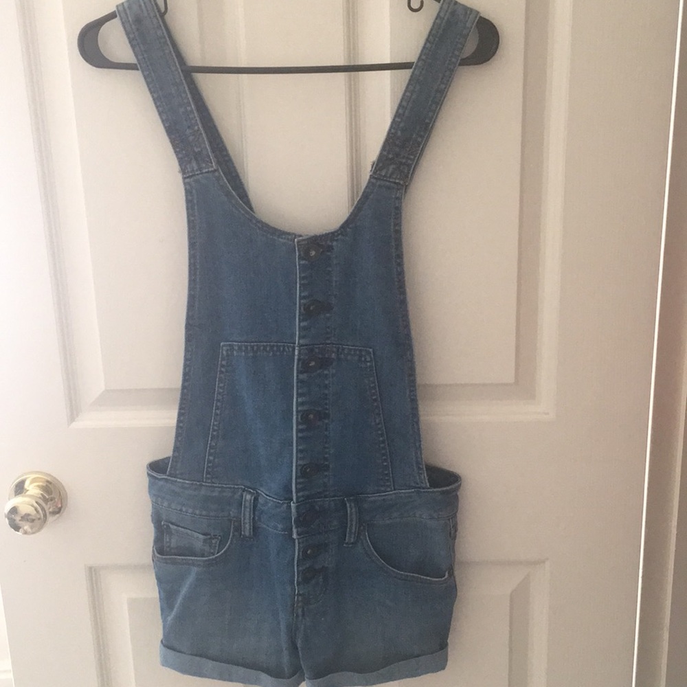Free people short overalls